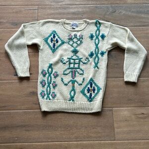 Vintage Windcrest Hand Knit Sweater